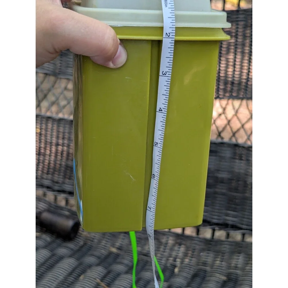 Vintage Tupperware Pick-A-Deli Pickle Keeper Avocado Green 1330 Complete 3pc